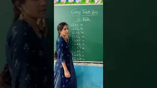 Easy trick for 12 table#shortviral #easy#shortcut#table#easylearning#maths #fun#love