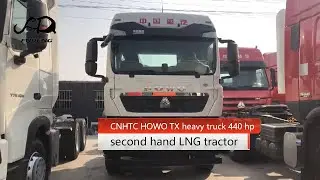 second hand CNHTC HOWO TX heavy truck 440 horsepower 6X4 LNG tractor for sale