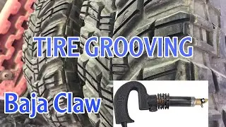 Tire Grooving | Mickey Thompson 35x12,5 Baja claw tire for snow wheeling application