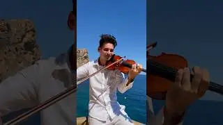 Histoira de un Amor - Romantic Violin Cover by the Sea in Spain