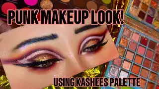PUNK MAKEUP LOOK! #funkyeyelook #makeuptutorial #easymakeup