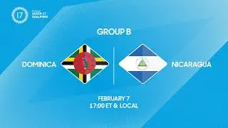Dominica vs Nicaragua | 2026 Concacaf Under-17 Qualifiers