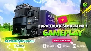 ETS2 1.43 (Euro Truck Simulator 2) Gameplay - ProMods 2.60 - Silent Trucking - Alexandroupoli-Haifa