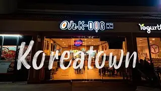 Koreatown 🇰🇷 El perro coreano ⁉️ / la comida rapida mas deleitable que probamos 🤯