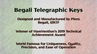 Begali Telegraphic Key factory tour narrated by Jim Marra, N5HZ.