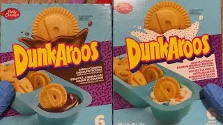 [ASMR] DUNKAROOS Rainbow Sprinkles Frosting and Chocolate Frosting