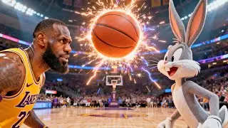 An NBA Player Gets Superpowers to Rescue Everyone from a Cartoon World