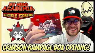 My Hero Academia Collectible Card Game: Crimson Rampage Box Opening!