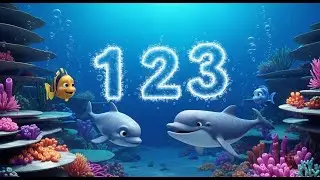 Learn 123 at the Ocean World | Nursery Rhyme Song for Kids