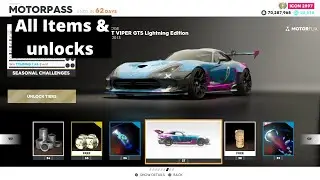 The Crew 2: Season 6 Episode 2 Motor Pass All items & Unlocks (Dominion Frozen)