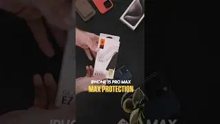 ЛУЧШАЯ защита экрана для iPhone 15 Pro Max! #apple #iphone15promax #spigen