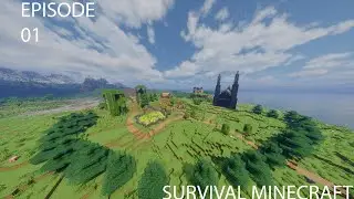An EPIC Build in Minecraft survival! Episode 1