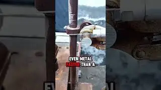 This Machine Slices Steel Using Only WATER 😳💧 #shorts