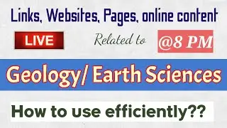 Online Study Material. Earth Science/ Geology 🔥 Websites, Pages, Links. How to use efficiently?