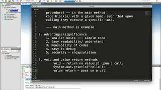 Introduction to Methods