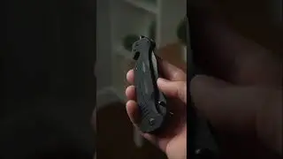 EDC Showcase | Matte Black Pocket Knife #Shorts