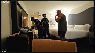 Fousey gets arrested in his hotel room!