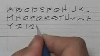 How to letter with lead