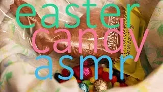 ASMR (Whispers) Easter Candy! Chocolate Rabbit, Eggs, Jellybeans - Eating Sounds