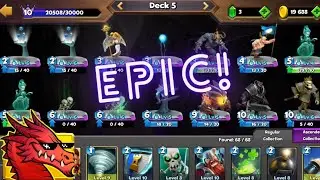 Castle crush - 🔥 EPIC Forged Deck 🔥 | 🔥 All epic cards in one deck 😎 | Castle Crush Gameplay