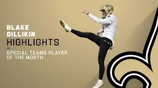 Blake Gillikin Highlights | NFC Special Teams Player of the Month