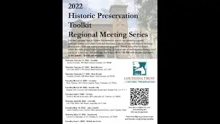Historic Preservation Toolkit Webinar - June 7, 2022