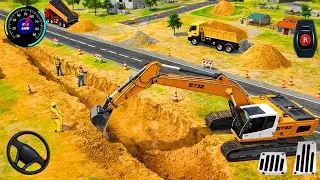 City road builder Construction 🚧 | Heavy JCB Games 2026 | Android Gameplay
