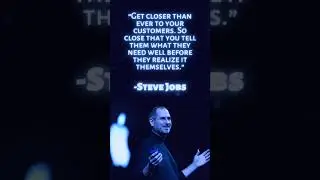 Manage Customer Relations in Steve Jobs Way (Here's How) | Daily Motivation Quote |