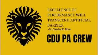 Charles R. Drew University-PA Program Live Stream