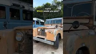 2 Custom Land Rover Series by HIMALAYA - Which would you pick? #landrover #landroverseries