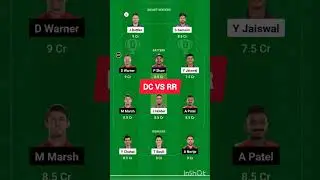 RR VS DC DREAM TEAM
