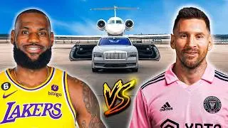 LeBron James vs Lionel Messi - Who is RICHER?