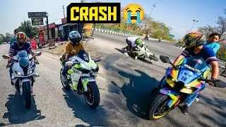 Apni New Superbike BMW S1000RR Ko Ghar Laatey Waqt H2 Ka Crash Hogaya 😭