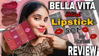 Perfect Lipstick for Every Skin Tone ? Bella Vita Mini Lipsticks Honest Review