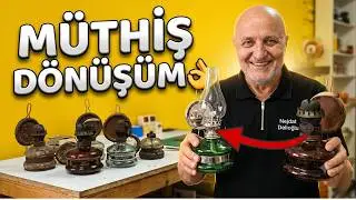 Antika Gaz Lambası Restorasyonu | Antique Gas Lamp Restoration