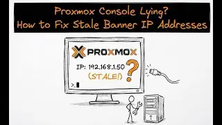 Консоль Proxmox лжет? Как исправить устаревшие IP-адреса баннера?