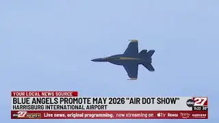 Blue Angel flies into Harrisburg International Airport