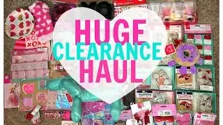 HUGE After Valentine's Day Clearance Haul | 90% off
