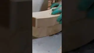Woodworker Sanding Magic: Chair Back Turns Ultra Smooth