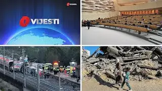 O Vijesti: Nastavak sjednice počeo burno / Trodnevna žalost u Španiji /Izrael proširio „žutu liniju“