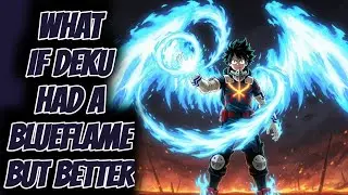 what if deku had a Blueflame but better than Dabi