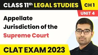 Class 11 Legal Studies Unit 4 Chapter 1 | Appellate Jurisdiction of the Supreme Court