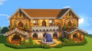 Die BESTE Minecraft Basis bauen Tutorial - Gro&szlig;es Haus bauen in Minecraft 1.21