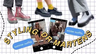How To Style Dr Martens | Styling Docs in SUMMER & WINTER @inthewanderyears