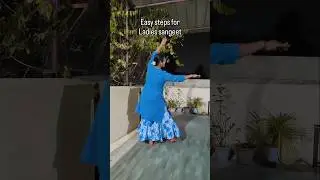 easy steps for ladies sangeet 💃🏼 #youtubeshorts #ytshorts #shorts