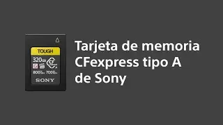 Tarjeta de memoria CFexpress Tipo A | 640GB / 320GB | Sony
