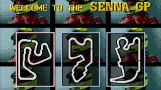 Ayrton Senna Super Monaco GP II - Mega Drive/Genesis - Senna GP Mode - Completo/Full