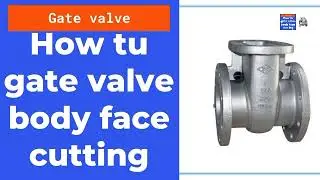 How to gate valve body face cuttings  #bikevalveseatcuttingmachin