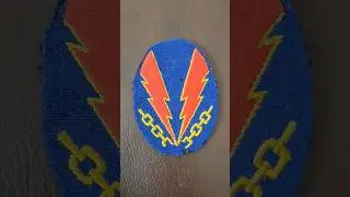 WW2 US European Theater of Operations patch British made #history #shorts