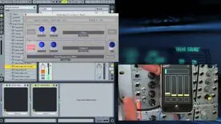 Modular synth controls iPhone